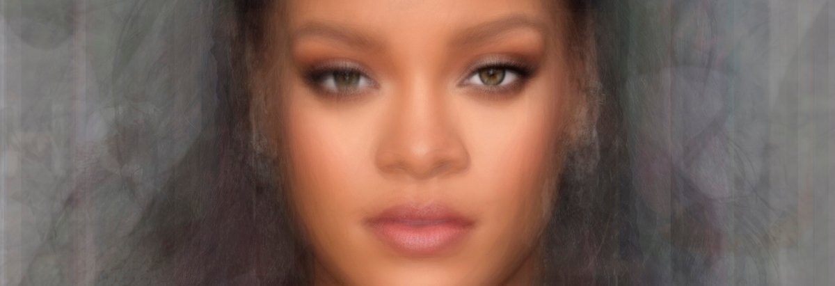 Rihanna Portrait Plan Large - Header